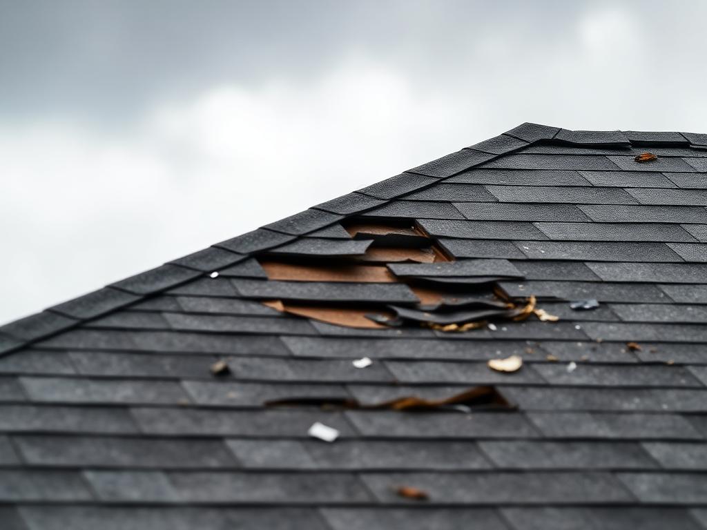 Hail damage replacement — Round Rock — before